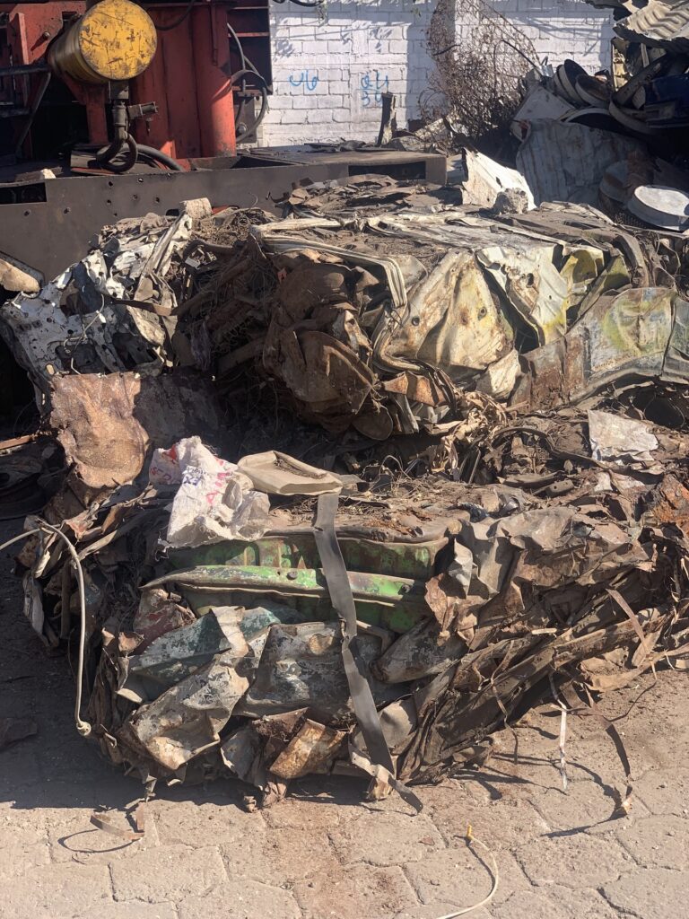 #2 Bundles, Ferrous Steel Scrap Bundles at Haiti Recycling