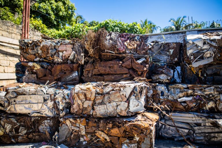 #2 Bundles, Ferrous Steel Scrap Bundles at Haiti Recycling