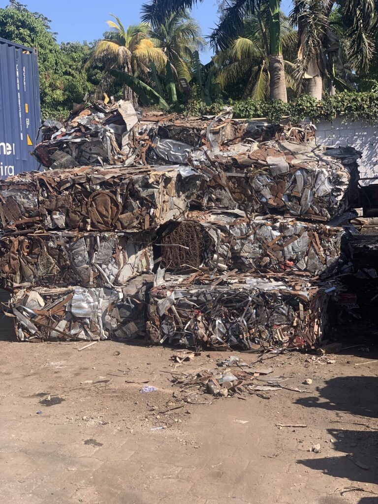 #2 Bundles, Ferrous Steel Scrap Bundles at Haiti Recycling