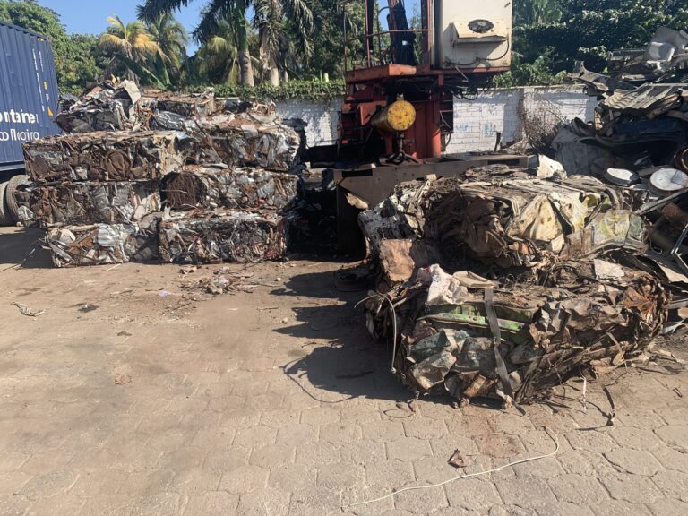 #2 Bundles, Ferrous Steel Scrap Bundles at Haiti Recycling