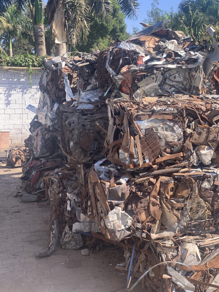 #2 Bundles, Ferrous Steel Scrap Bundles at Haiti Recycling