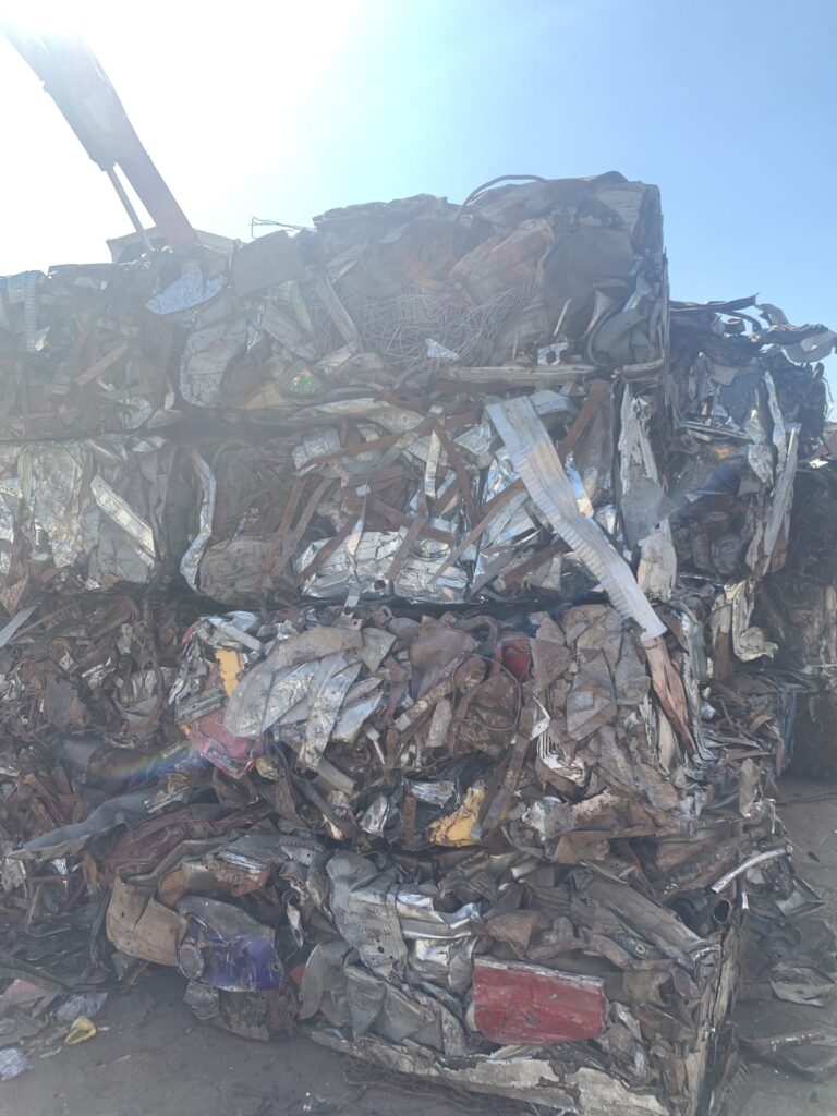 #2 Bundles, Ferrous Steel Scrap Bundles at Haiti Recycling