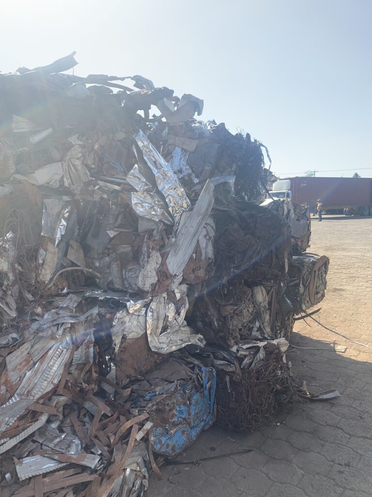 #2 Bundles, Ferrous Steel Scrap Bundles at Haiti Recycling