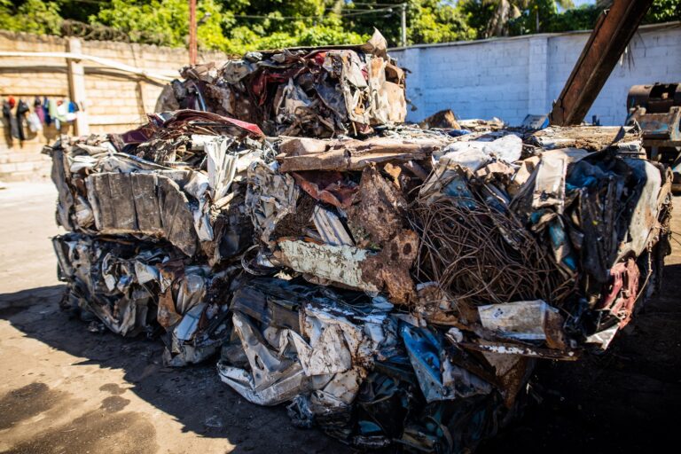 #2 Bundles, Ferrous Steel Scrap Bundles at Haiti Recycling