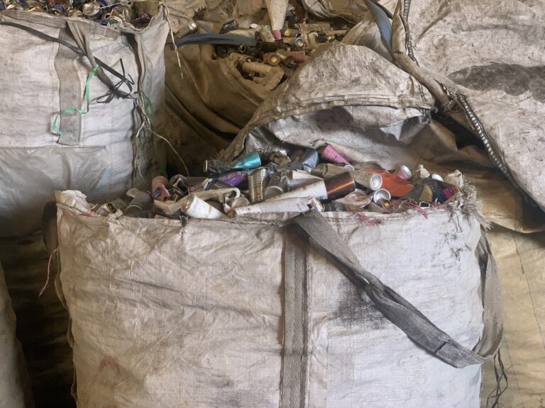 Aerosol, Aluminum Aerosol Can Scrap at Haiti Recycling