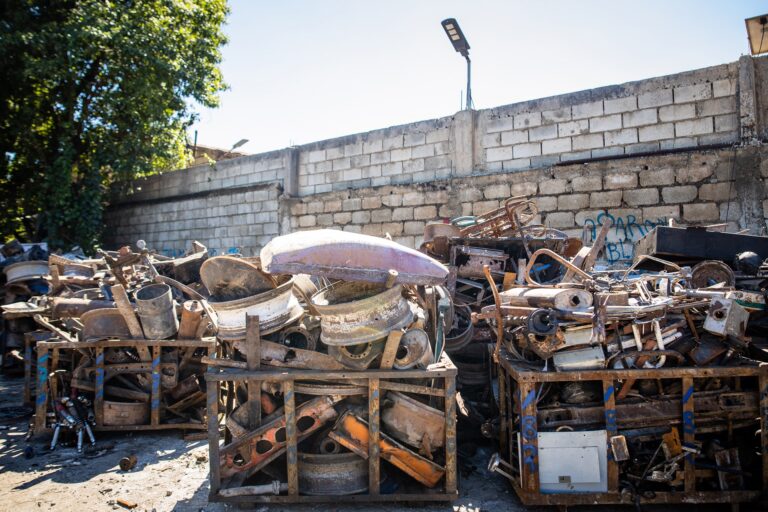 HMS 1&2 (80/20), Heavy Melting Steel Scrap at Haiti Recycling