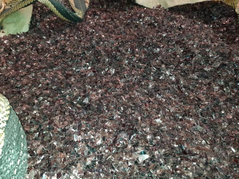 PET Regrind Amber, Recycled PET Plastic Scrap at Haiti Recycling