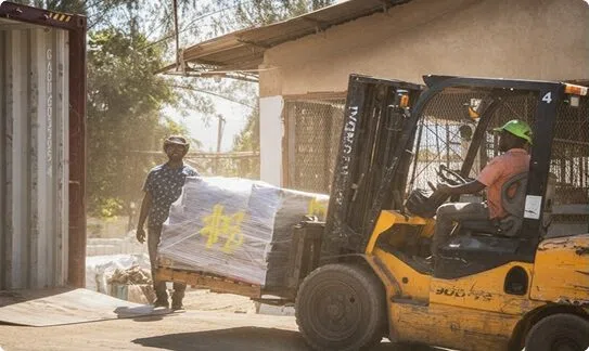 Haiti Recycling facility representing the company's story