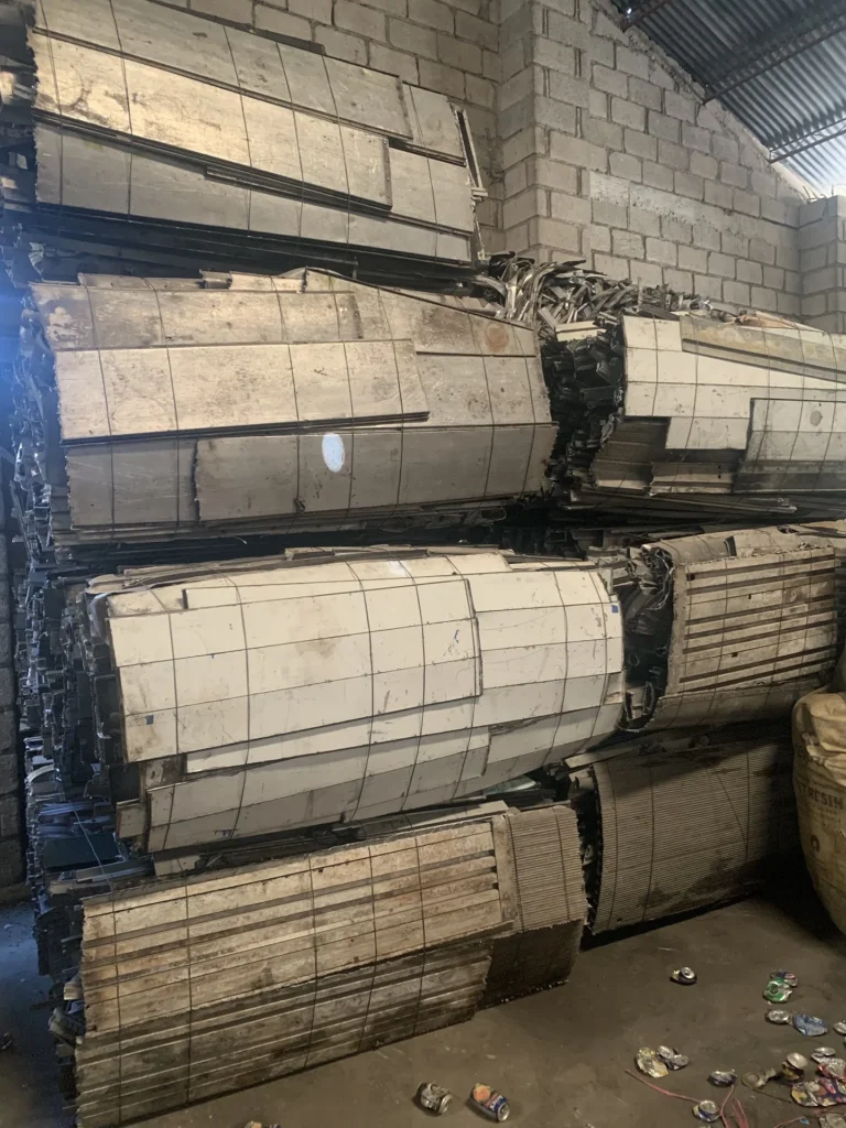 Taint/Tabor, Old Sheet Aluminum Scrap at Haiti Recycling