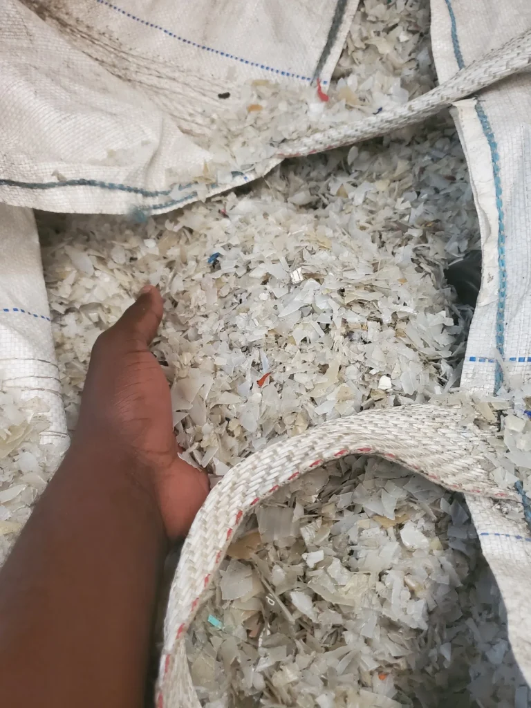 PET Regrind Clear, Recycled PET Plastic Scrap at Haiti Recycling