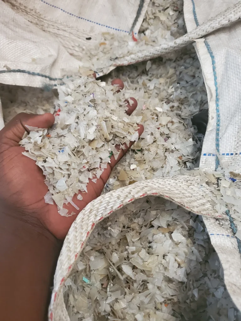 PET Regrind Clear, Recycled PET Plastic Scrap at Haiti Recycling