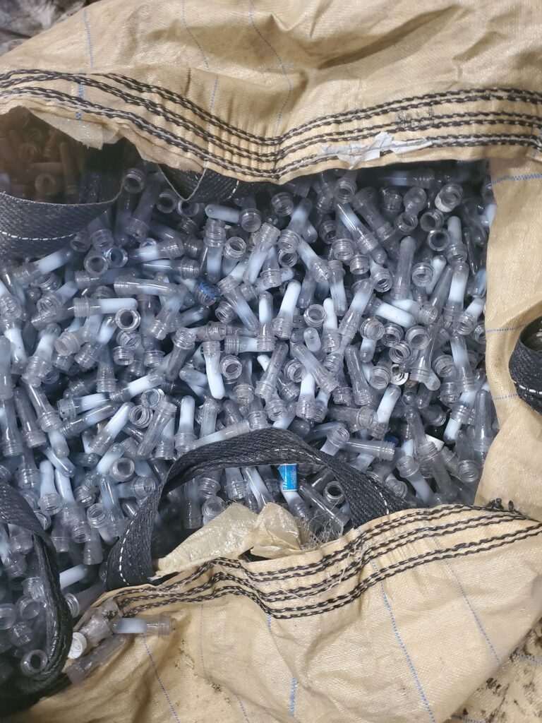 PET Preforms Mix, PET Plastic Scrap at Haiti Recycling