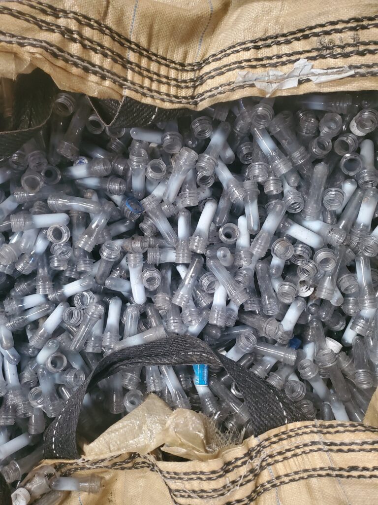 PET Preforms Mix, PET Plastic Scrap at Haiti Recycling