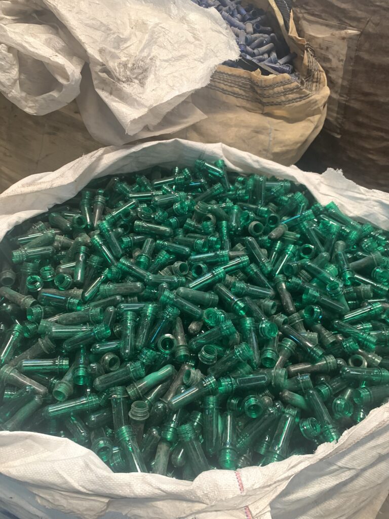 PET Preforms Mix, PET Plastic Scrap at Haiti Recycling